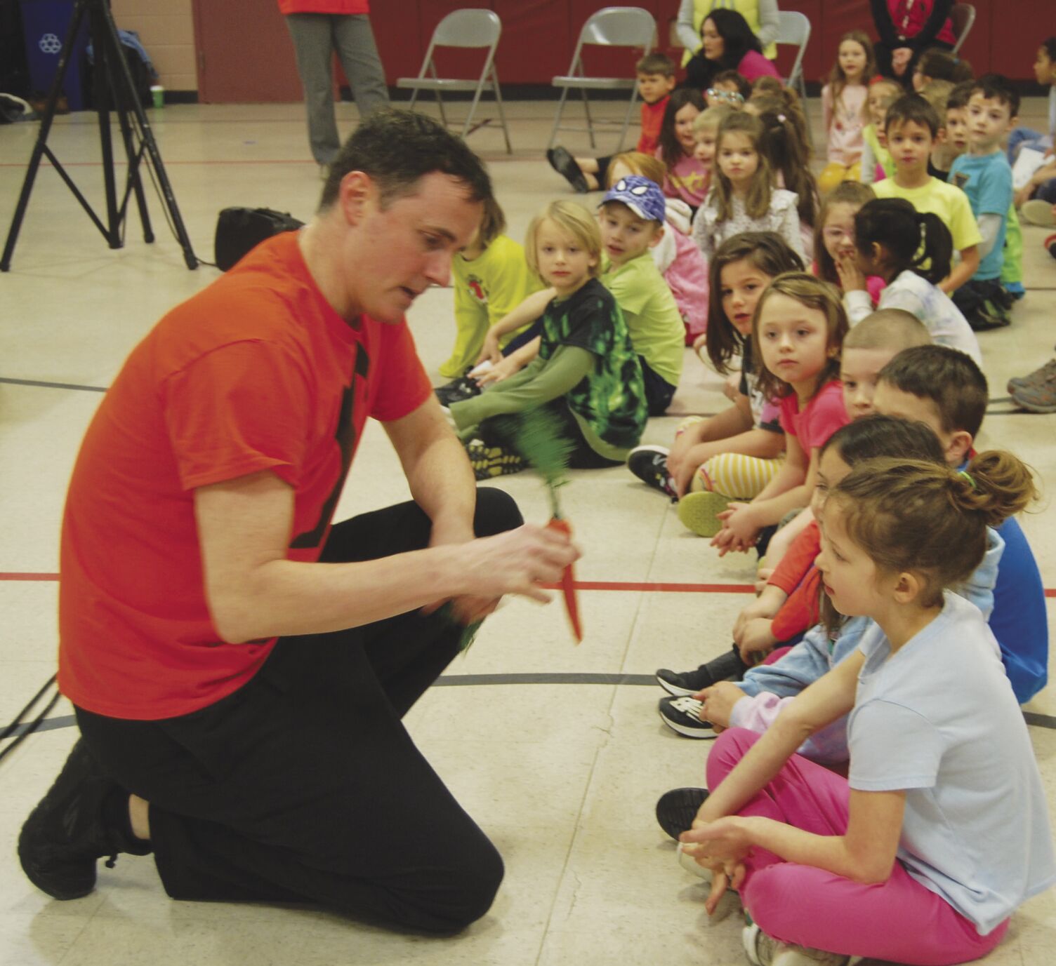 TIGER performs at central schools